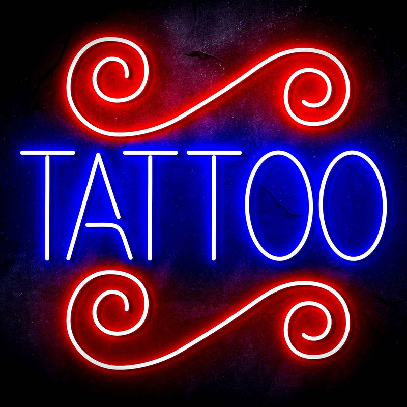 Tattoo Ultra-Bright LED Sign with Remote (Neon-Style, LED Technology) - LED Gift Works