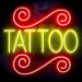 Tattoo Ultra-Bright LED Sign with Remote (Neon-Style, LED Technology) - Way Up Gifts