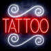 Tattoo Ultra-Bright LED Sign with Remote (Neon-Style, LED Technology) - Way Up Gifts