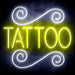 Tattoo Ultra-Bright LED Sign with Remote (Neon-Style, LED Technology) - Way Up Gifts
