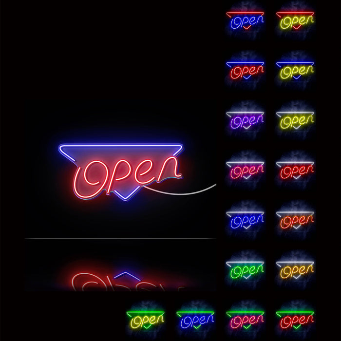 Open Ultra-Bright LED Sign with Remote (Neon-Style, LED Technology) - Way Up Gifts