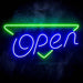 Open Ultra-Bright LED Sign with Remote (Neon-Style, LED Technology) - Way Up Gifts