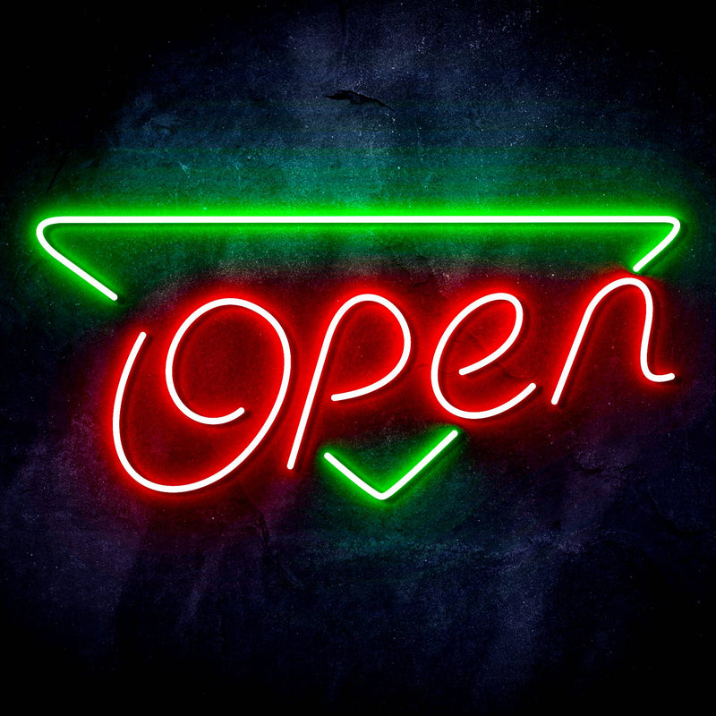 Open Ultra-Bright LED Sign with Remote (Neon-Style, LED Technology) - LED Gift Works