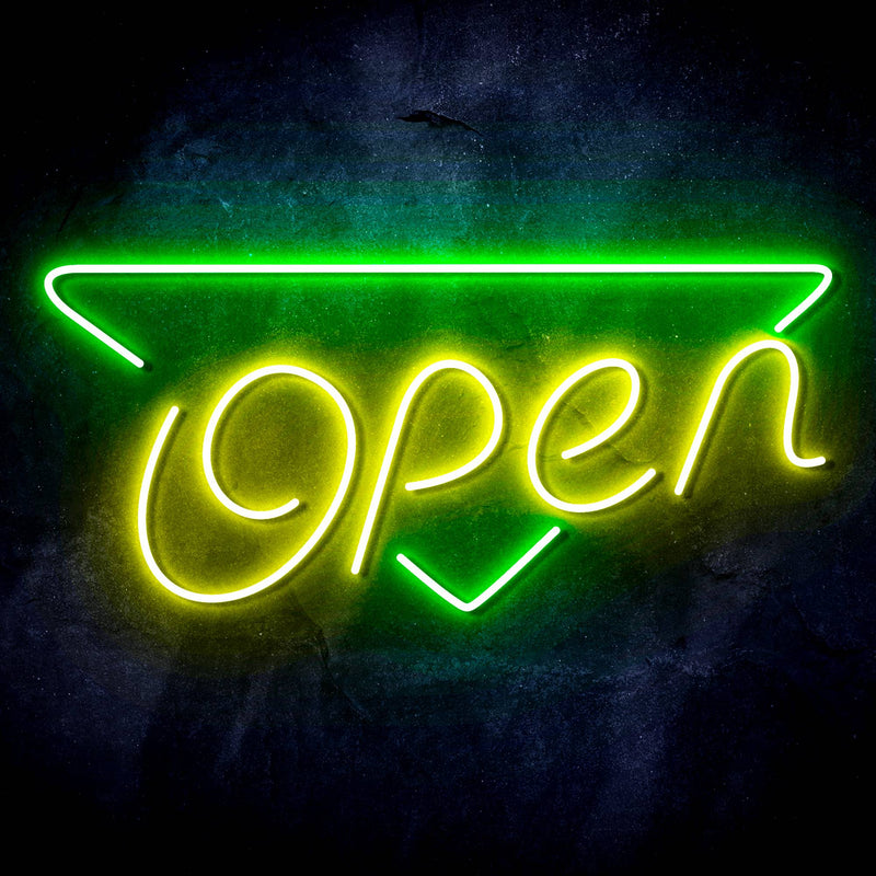 Open Ultra-Bright LED Sign with Remote (Neon-Style, LED Technology) - LED Gift Works