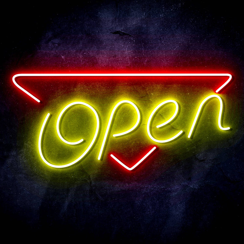 Open Ultra-Bright LED Sign with Remote (Neon-Style, LED Technology) - LED Gift Works