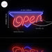 Open Ultra-Bright LED Sign with Remote (Neon-Style, LED Technology) - Way Up Gifts