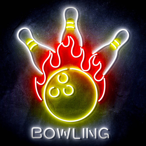 Bowling Ultra-Bright LED Sign with Remote (Neon-Style, LED Technology) - Way Up Gifts