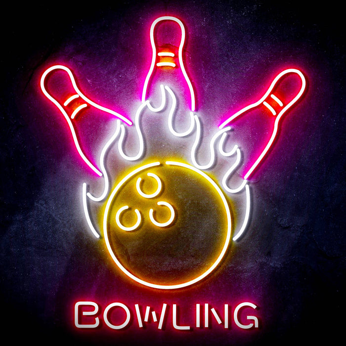 Bowling Ultra-Bright LED Sign with Remote (Neon-Style, LED Technology) - Way Up Gifts
