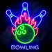 Bowling Ultra-Bright LED Sign with Remote (Neon-Style, LED Technology) - Way Up Gifts