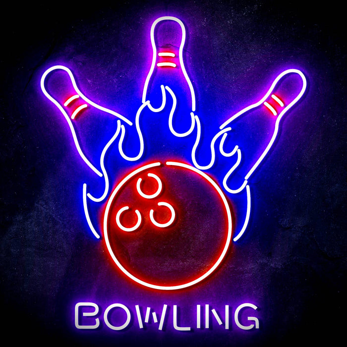 Bowling Ultra-Bright LED Sign with Remote (Neon-Style, LED Technology) - Way Up Gifts