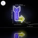 Vertical Open Sign with Arrow Ultra-Bright LED Sign with Remote (Neon-Style, LED Technology) - Way Up Gifts