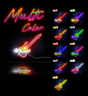 Electronic Guitar Music Shop Ultra-Bright LED Sign with Remote (Neon-Style, LED Technology) - LED Gift Works