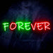 Forever (Over) Ultra-Bright LED Sign with Remote (Neon-Style, LED Technology) - Way Up Gifts