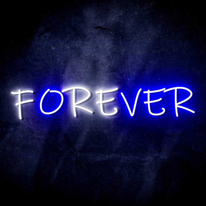 Forever (Over) Ultra-Bright LED Sign with Remote (Neon-Style, LED Technology) - LED Gift Works