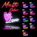 Love with Three Hearts Ultra-Bright LED Sign with Remote (Neon-Style, LED Technology) - Way Up Gifts