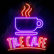 Coffee The Cafe Ultra-Bright LED Sign with Remote (Neon-Style, LED Technology) - LED Gift Works