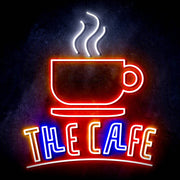 Coffee The Cafe Ultra-Bright LED Sign with Remote (Neon-Style, LED Technology) - LED Gift Works