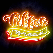 Coffee Break Ultra-Bright LED Sign with Remote (Neon-Style, LED Technology) - LED Gift Works