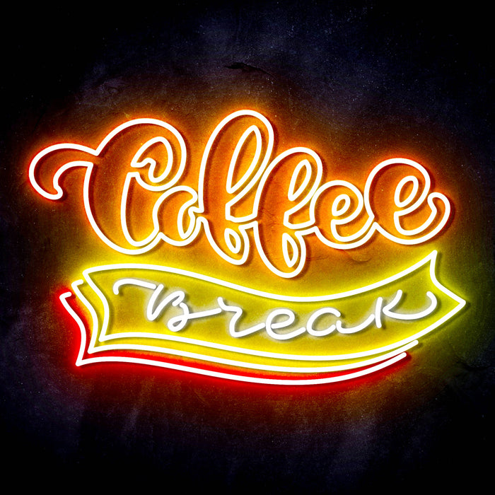Coffee Break Ultra-Bright LED Sign with Remote (Neon-Style, LED Technology) - Way Up Gifts