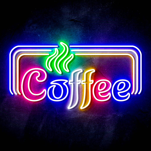 Hot Coffee Ultra-Bright LED Sign with Remote (Neon-Style, LED Technology) - Way Up Gifts