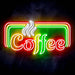 Hot Coffee Ultra-Bright LED Sign with Remote (Neon-Style, LED Technology) - Way Up Gifts