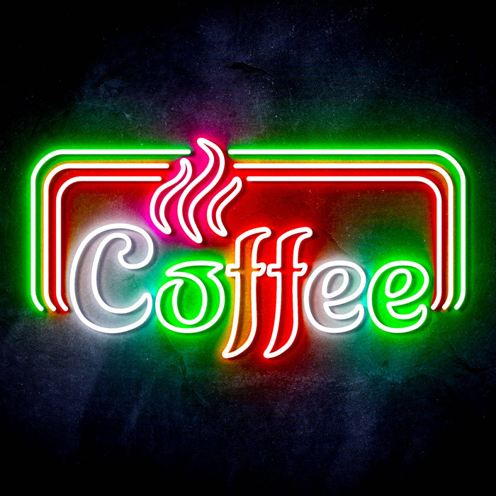 Hot Coffee Ultra-Bright LED Sign with Remote (Neon-Style, LED Technology) - Way Up Gifts