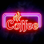 Hot Coffee Ultra-Bright LED Sign with Remote (Neon-Style, LED Technology) - LED Gift Works