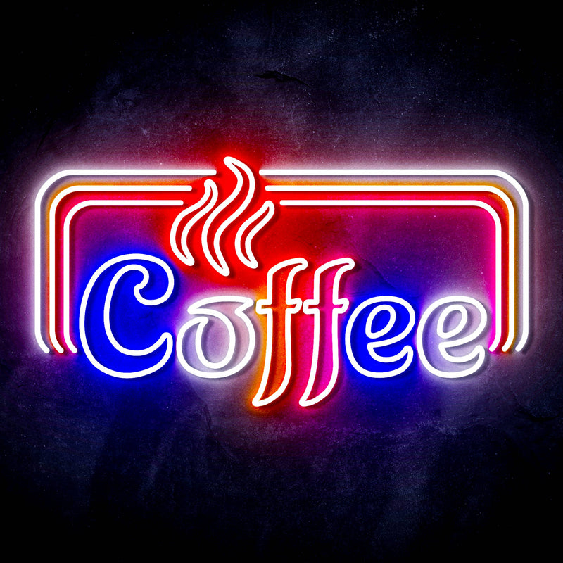 Hot Coffee Ultra-Bright LED Sign with Remote (Neon-Style, LED Technology) - LED Gift Works