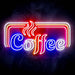 Hot Coffee Ultra-Bright LED Sign with Remote (Neon-Style, LED Technology) - Way Up Gifts