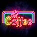 Hot Coffee Ultra-Bright LED Sign with Remote (Neon-Style, LED Technology) - Way Up Gifts
