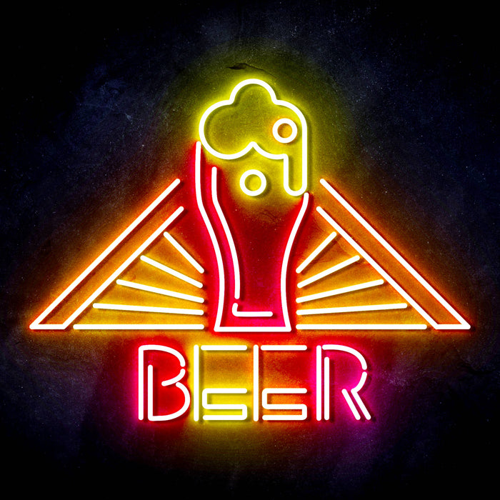 Beer Ultra-Bright LED Sign with Remote (Neon-Style, LED Technology) - Way Up Gifts