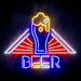 Beer Ultra-Bright LED Sign with Remote (Neon-Style, LED Technology) - Way Up Gifts
