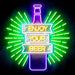 Enjoy Your Beer Ultra-Bright LED Sign with Remote (Neon-Style, LED Technology) - Way Up Gifts