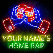 Personalized Ultra-Bright Whiskey Home Bar LED Sign with Remote (Neon-Style, LED Technology) - LED Gift Works