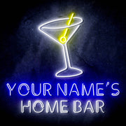 Personalized Ultra-Bright Cocktail Home Bar LED Sign with Remote (Neon-Style, LED Technology) - LED Gift Works