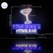 Personalized Ultra-Bright Cocktail Home Bar LED Sign with Remote (Neon-Style, LED Technology) - Way Up Gifts
