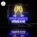 Personalized Ultra-Bright Champagne Toast Home Bar LED Sign with Remote (Neon-Style, LED Technology) - Way Up Gifts