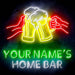 Custom Ultra-Bright Cheers Beer Bar LED Sign with Remote (Neon-Style, LED Technology) - Way Up Gifts