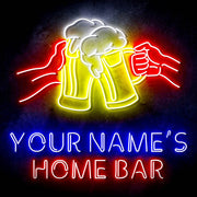 Custom Ultra-Bright Cheers Beer Bar LED Sign with Remote (Neon-Style, LED Technology) - LED Gift Works