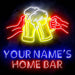 Custom Ultra-Bright Cheers Beer Bar LED Sign with Remote (Neon-Style, LED Technology) - Way Up Gifts