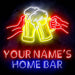 Custom Ultra-Bright Cheers Beer Bar LED Sign with Remote (Neon-Style, LED Technology) - Way Up Gifts