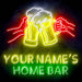 Custom Ultra-Bright Cheers Beer Bar LED Sign with Remote (Neon-Style, LED Technology) - Way Up Gifts