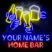 Custom Ultra-Bright Beer Party Neighborhood Pub Bar LED Sign with Remote (Neon-Style, LED Technology) - LED Gift Works