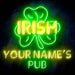 Personalized Ultra-Bright Irish Pub LED Sign with Remote (Neon-Style, LED Technology) - Way Up Gifts