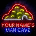Personalized Ultra-Bright Man Cave LED Sign with Remote (Neon-Style, LED Technology) - Way Up Gifts