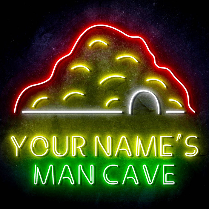 Personalized Ultra-Bright Man Cave LED Sign with Remote (Neon-Style, LED Technology) - Way Up Gifts