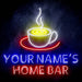 Custom Ultra-Bright Kitchen Coffee Shop LED Sign with Remote (Neon-Style, LED Technology) - Way Up Gifts