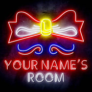 Personalized Ultra-Bright Childrens Girls Room Bedroom LED Sign with Remote (Neon-Style, LED Technology) - LED Gift Works