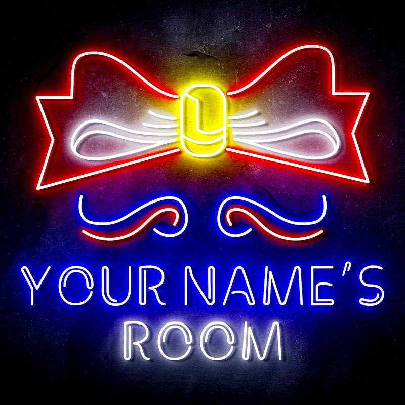 Personalized Ultra-Bright Childrens Girls Room Bedroom LED Sign with Remote (Neon-Style, LED Technology) - LED Gift Works