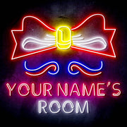 Personalized Ultra-Bright Childrens Girls Room Bedroom LED Sign with Remote (Neon-Style, LED Technology) - LED Gift Works